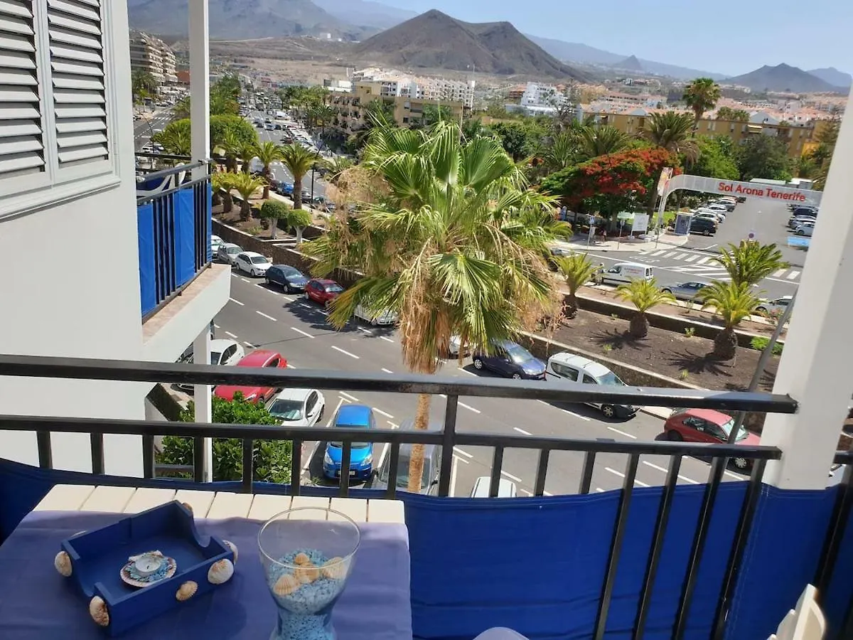 Apartamento Casa Azul Only 200 Meters To The Beach, Free Wifi, Balcony Arona